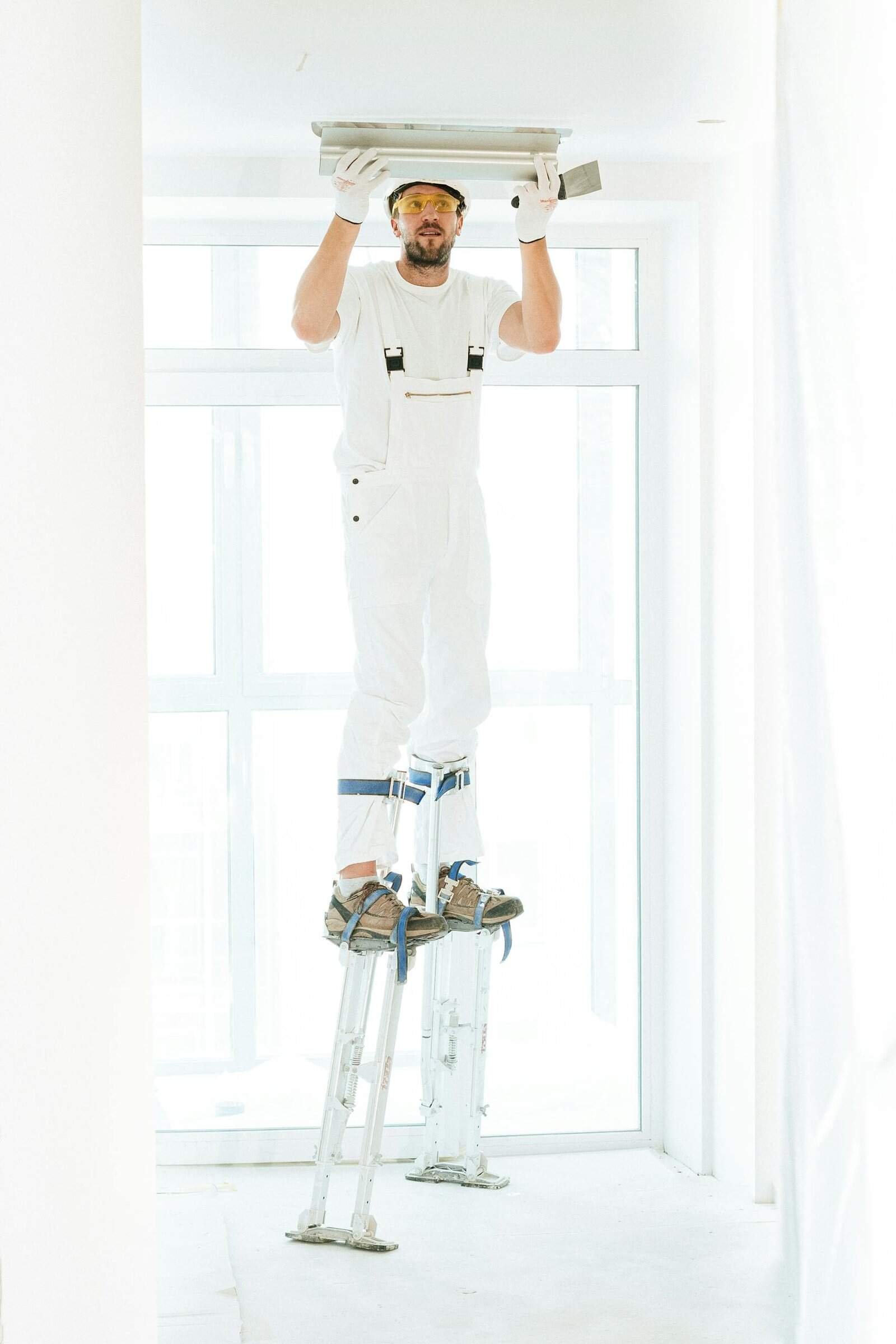 Drywall skim coat with laser lines — prep before repaint
